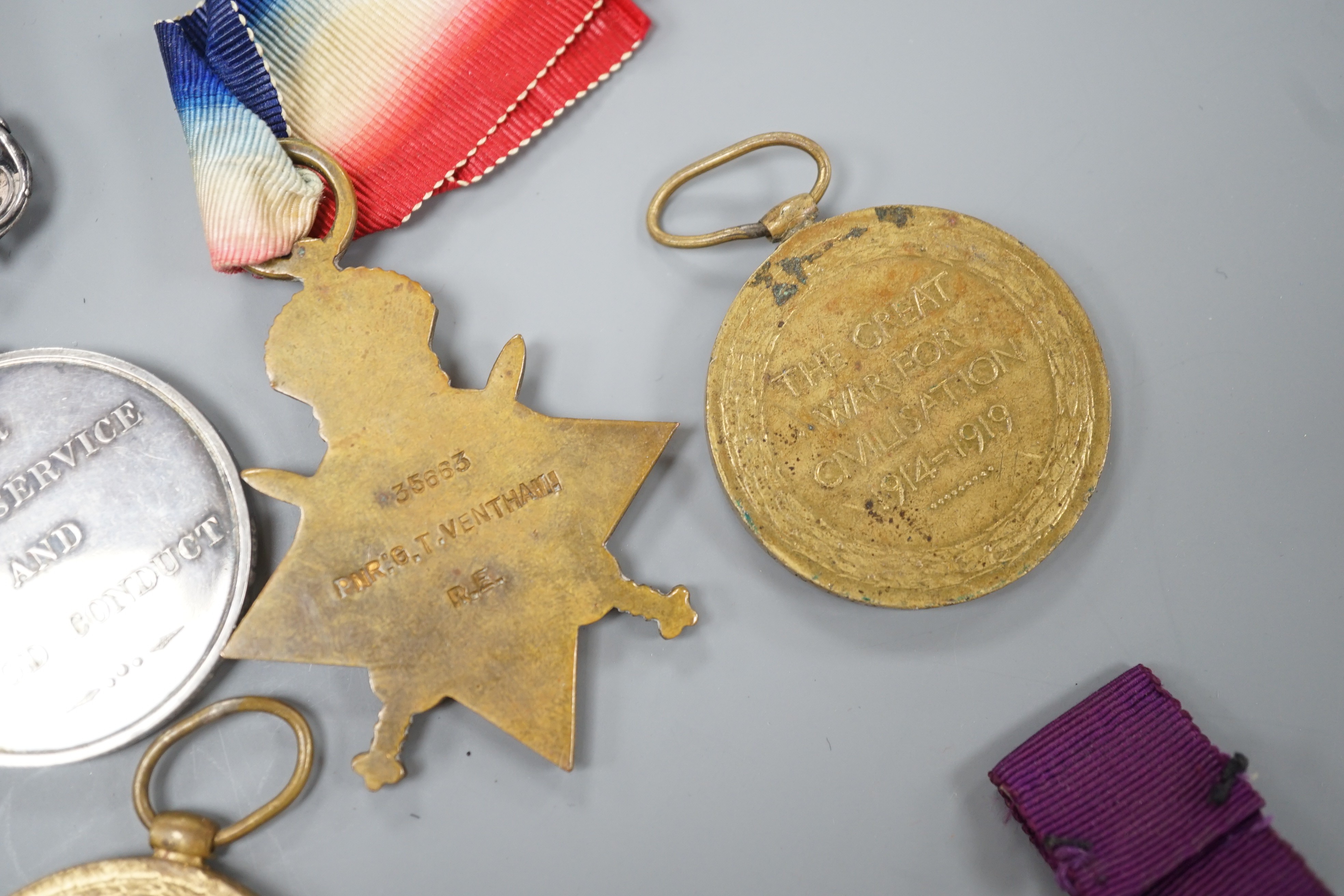 WWI and George V medals to include